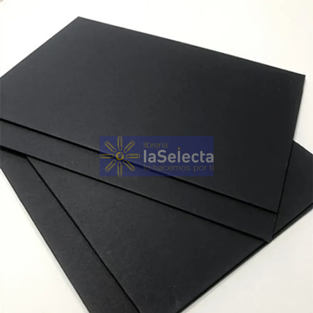 CARTON PLUMA NEGRO 5MM 50X70 CM ROKA